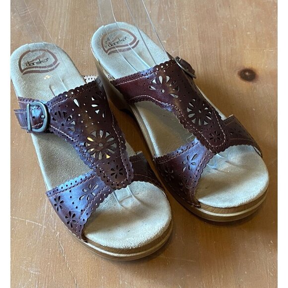Dansko Sapphire Clog Slip On Sandals Size 41 - Picture 1 of 14